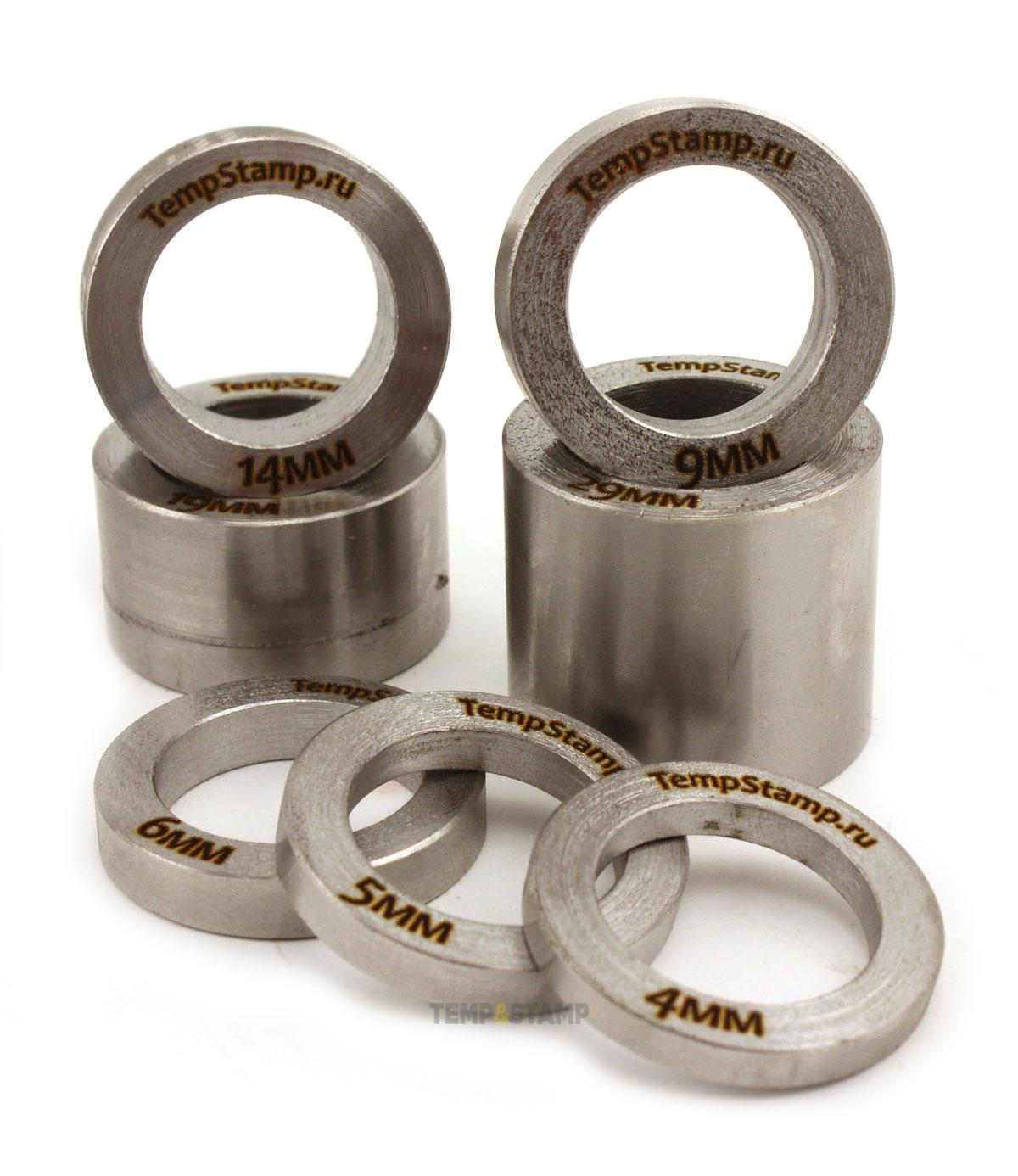 Набор дистанционных колец для вальцевального станка