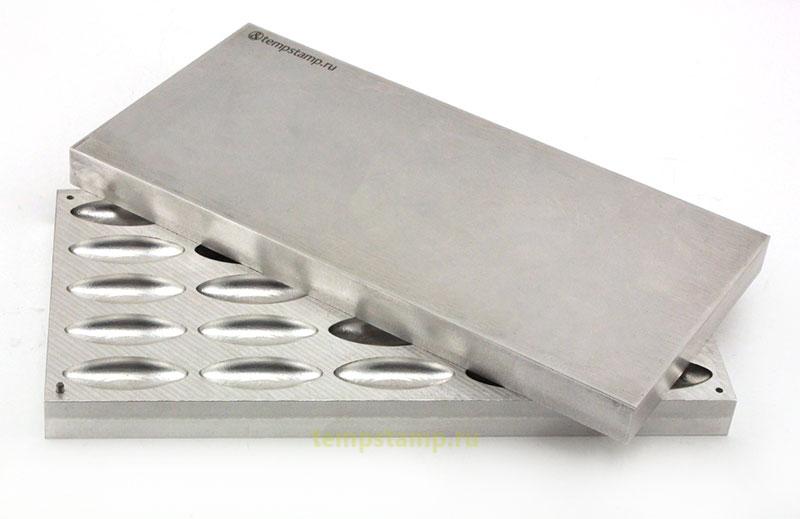 Aluminum mold for sweets and marmalade