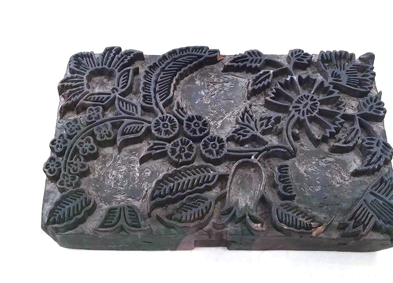 Деревянное клише для печати на ткани.Музей г. Хива Узбекистан