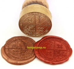 Клеймо для сургуча с оттиском 