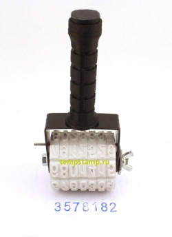 Датер ручной из фторопласта