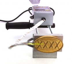 Овальное клише с нагревателем